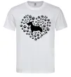 Чоловіча футболка Love scotch terrier Білий фото