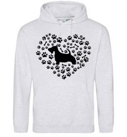 Чоловіча толстовка (худі) Love scotch terrier