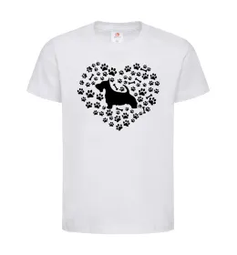 Дитяча футболка The dog Білий фото