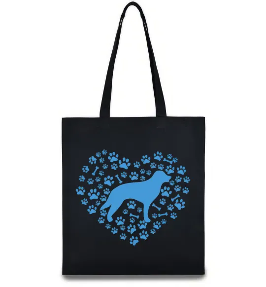 Эко-сумка Love retriever Черный фото