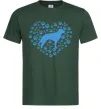Чоловіча футболка Love retriever Темно-зелений фото