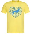 Чоловіча футболка Love retriever Лимонний фото