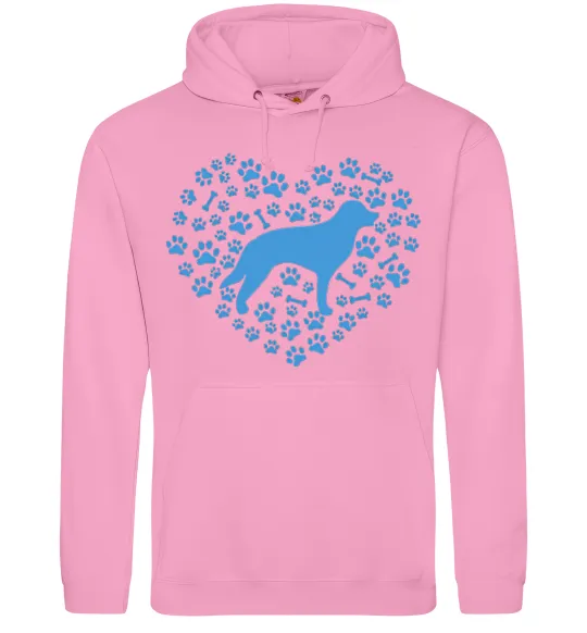 Жіноча толстовка (худі) Love retriever Рожевий фото