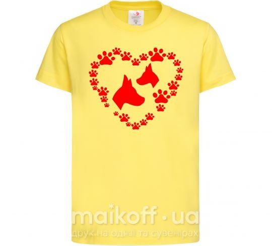 Детская футболка Animal icon Лимонный фото