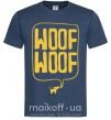 Чоловіча футболка Woof woof Темно-синій фото