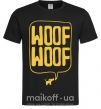 Чоловіча футболка Woof woof Чорний фото