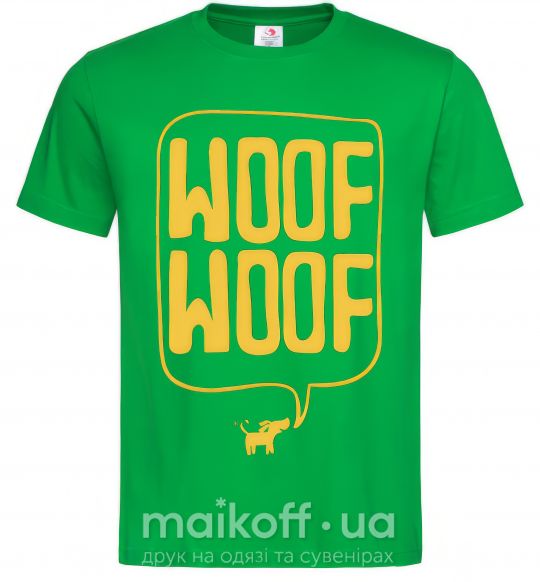 Чоловіча футболка Woof woof Зелений фото