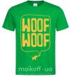 Мужская футболка Woof woof Зеленый фото