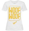 Жіноча футболка Woof woof Білий фото