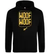 Чоловіча толстовка (худі) Woof woof Чорний фото
