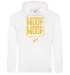 Чоловіча толстовка (худі) Woof woof Білий фото