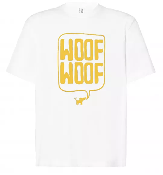 Футболка Оверсайз Woof woof Білий фото