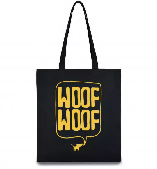 Еко-сумка Woof woof Чорний фото