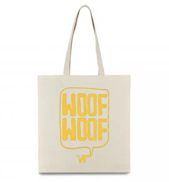 Еко-сумка Woof woof Бежевий фото