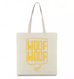 Еко-сумка Woof woof Бежевий фото