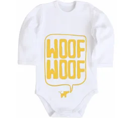 Дитячий бодік Woof woof Білий фото
