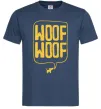 Мужская футболка Woof woof Темно-синий фото