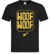 Мужская футболка Woof woof Черный фото