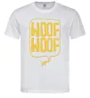 Мужская футболка Woof woof Белый фото