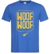 Мужская футболка Woof woof Ярко-синий фото