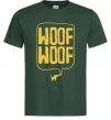 Мужская футболка Woof woof Темно-зеленый фото