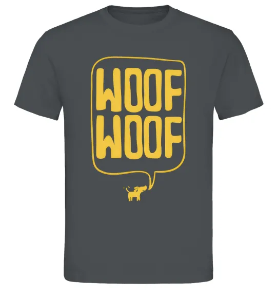 Мужская футболка Woof woof Графит фото