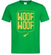 Мужская футболка Woof woof Зеленый фото