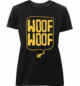 Жіноча преміум футболка Woof woof