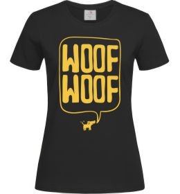 Женская футболка Woof woof
