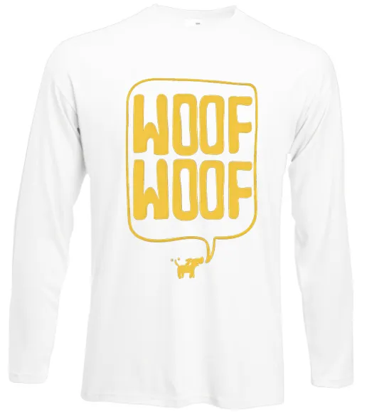 Лонгслив Woof woof Белый фото