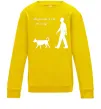 Детский Свитшот All you need is love and dog Солнечно желтый фото