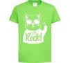 Детская футболка Dog let's rock Лаймовый фото