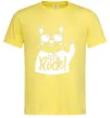 Чоловіча футболка Dog let's rock Лимонний фото