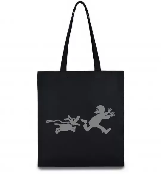 Еко-сумка Улюблена собака Чорний фото