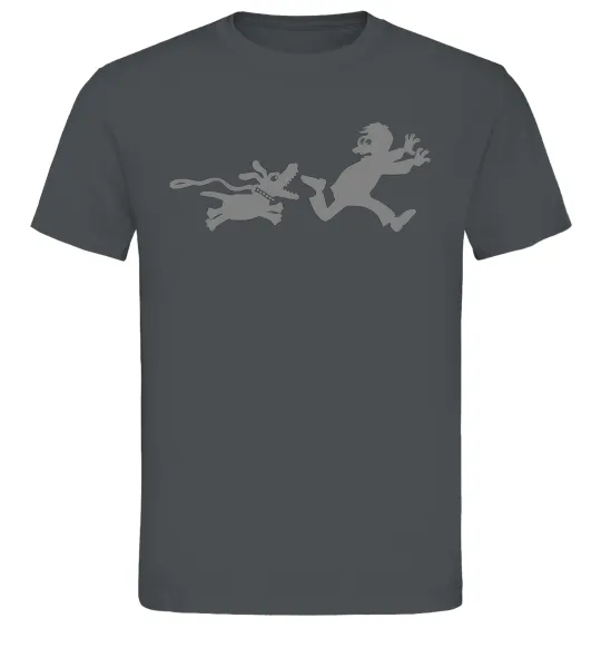 Чоловіча футболка Улюблена собака Графіт фото