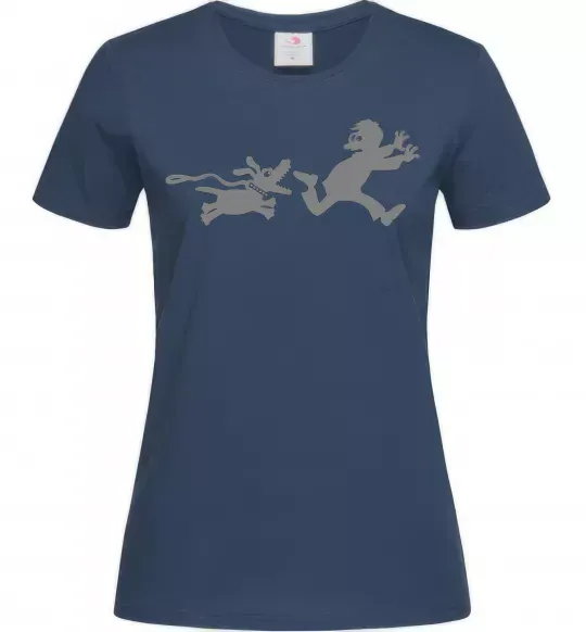 Жіноча футболка Улюблена собака Темно-синій фото