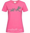 Жіноча футболка Любимая собака Яскраво-рожевий фото