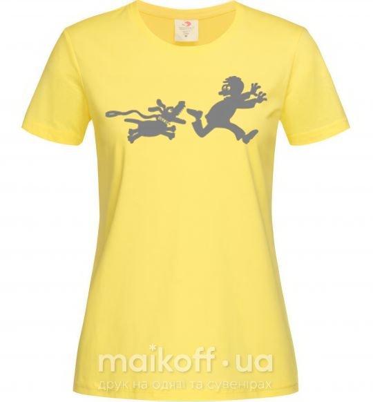 Женская футболка Любимая собака Лимонный фото