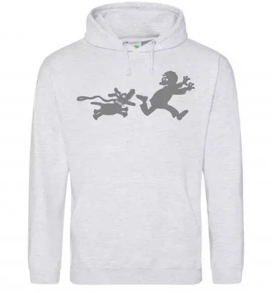 Жіноча толстовка (худі) Улюблена собака Сірий меланж фото