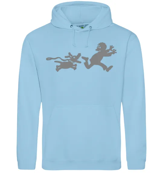 Женская толстовка (худи) Улюблена собака Голубой фото