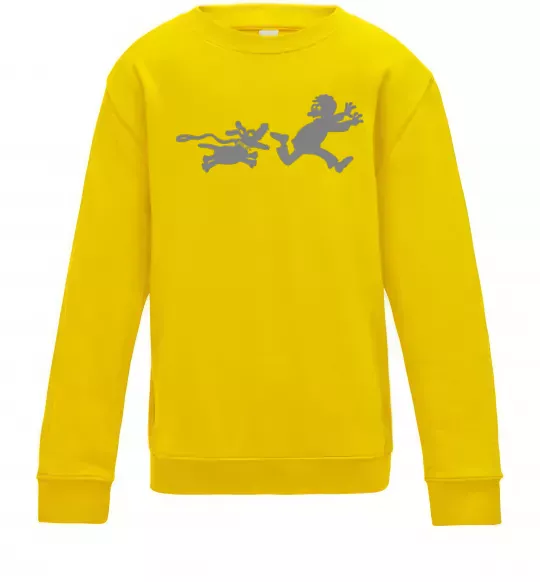 Детский Свитшот Улюблена собака Солнечно желтый фото