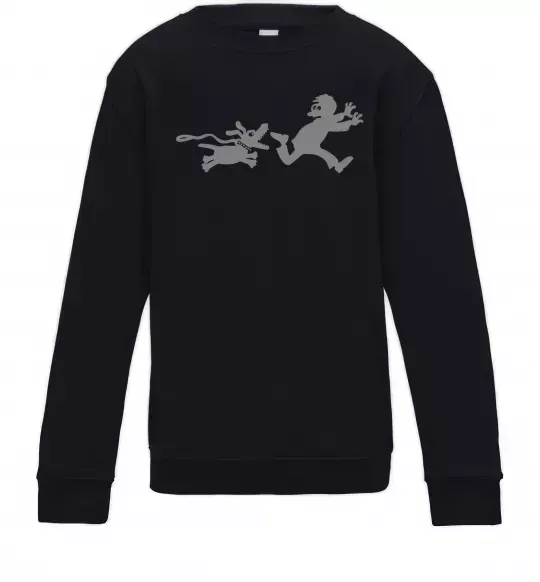 Детский Свитшот Улюблена собака Черный фото