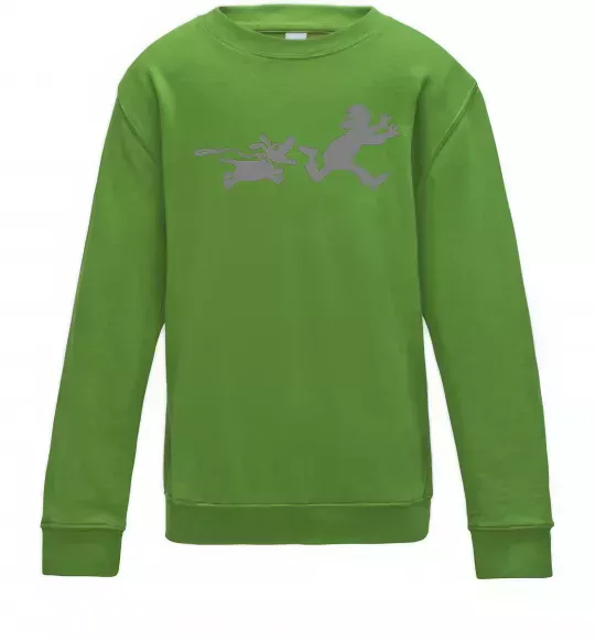 Детский Свитшот Улюблена собака Лаймовый фото