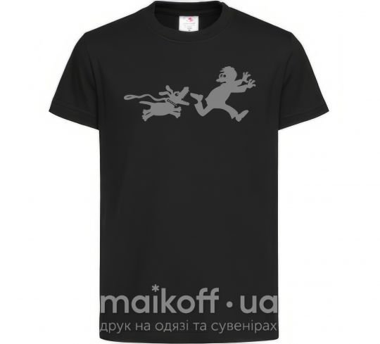 Дитяча футболка Любимая собака Чорний фото