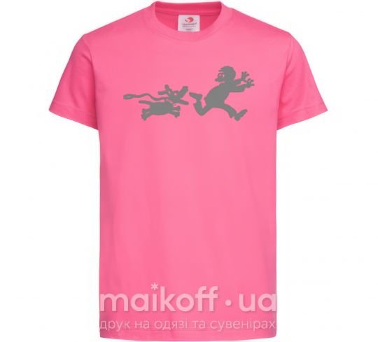 Дитяча футболка Любимая собака Яскраво-рожевий фото