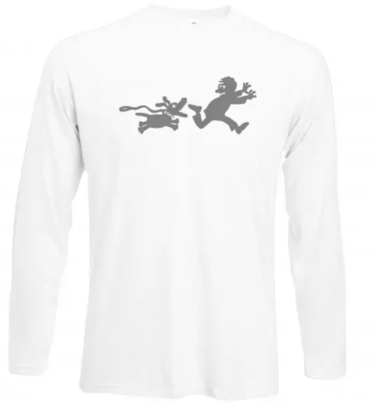 Лонгслив Улюблена собака Белый фото