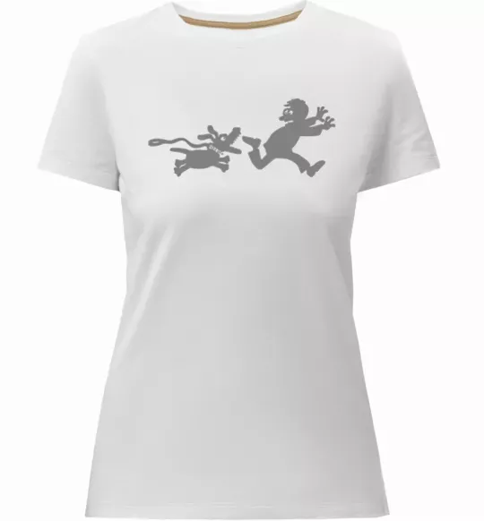 Женская премиум футболка Улюблена собака Белый фото