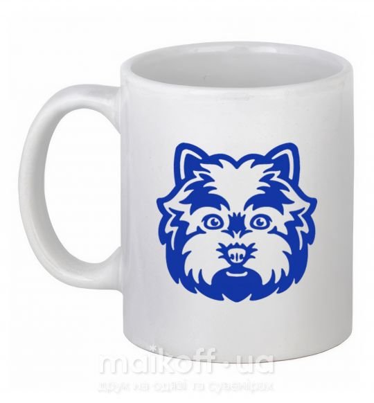 Чашка керамічна West Highland Terrier Білий фото