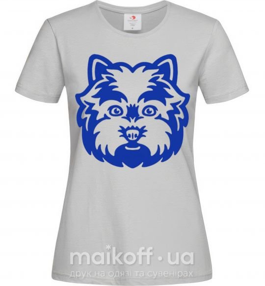 Жіноча футболка West Highland Terrier Сірий фото
