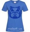 Женская футболка West Highland Terrier Ярко-синий фото